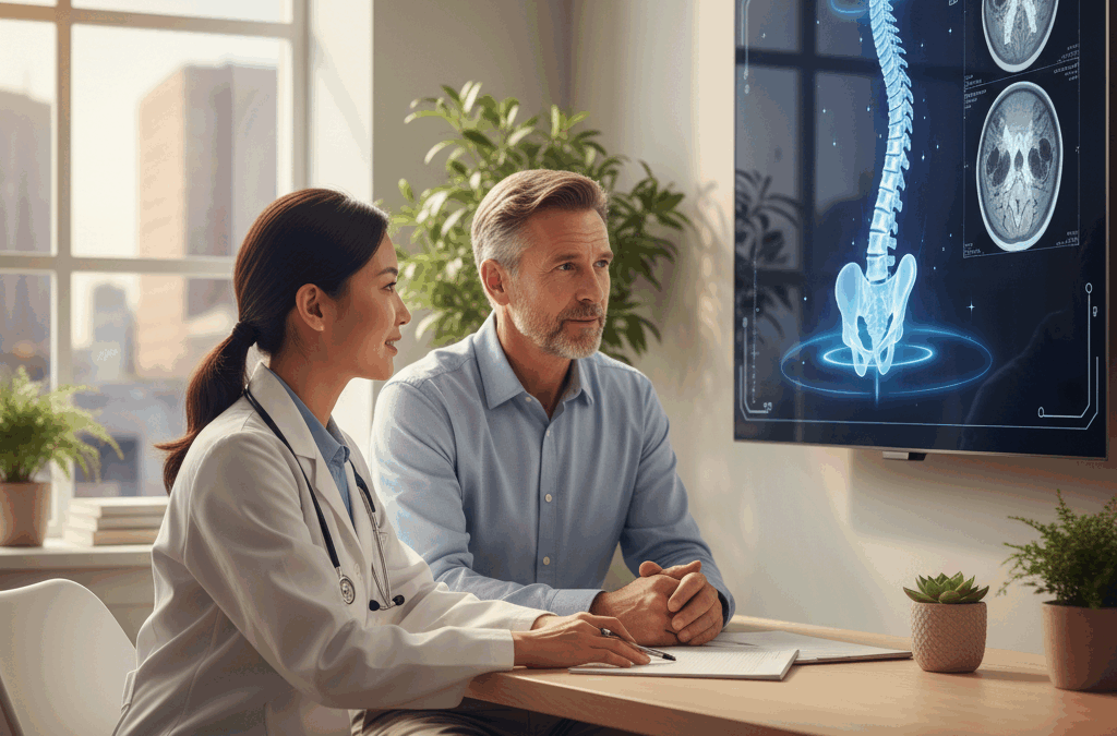 Man having a checkup